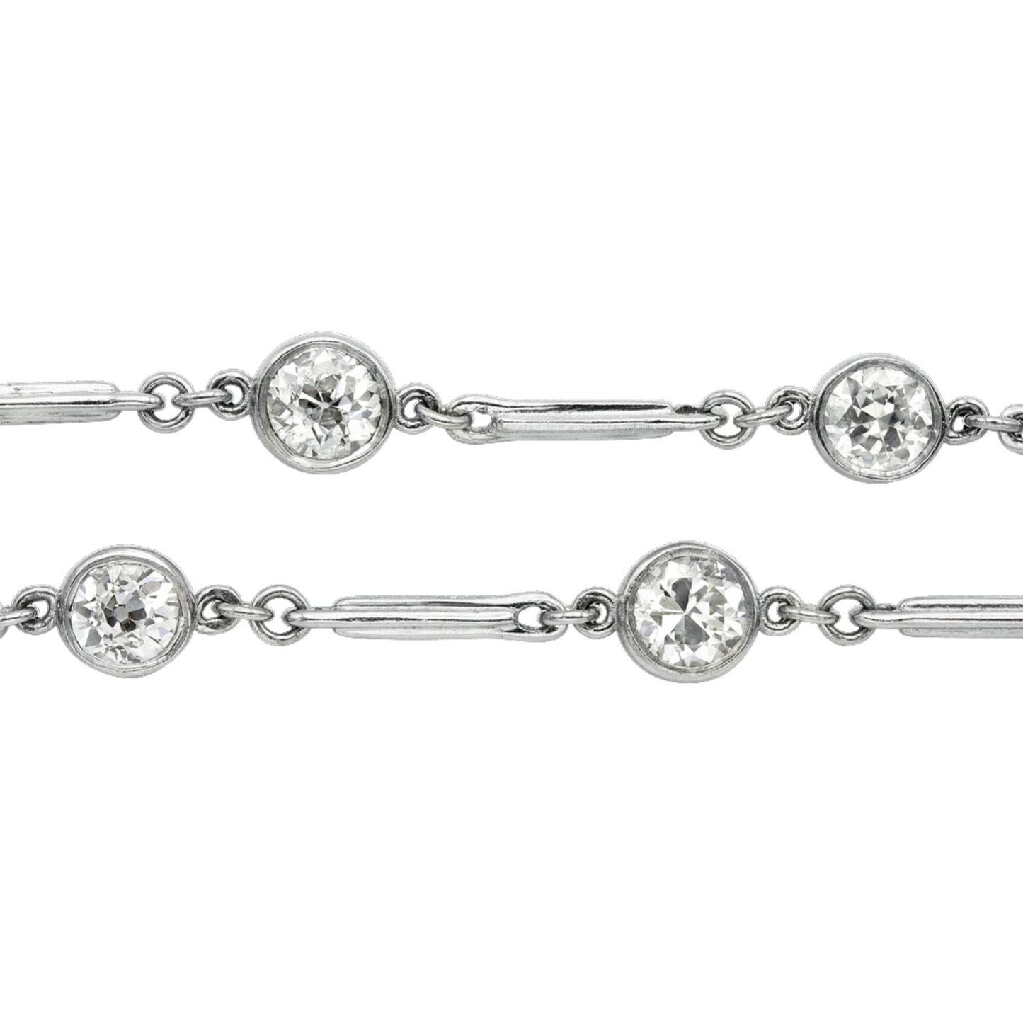Antique Style Diamond By The Yard (Petit Chain)