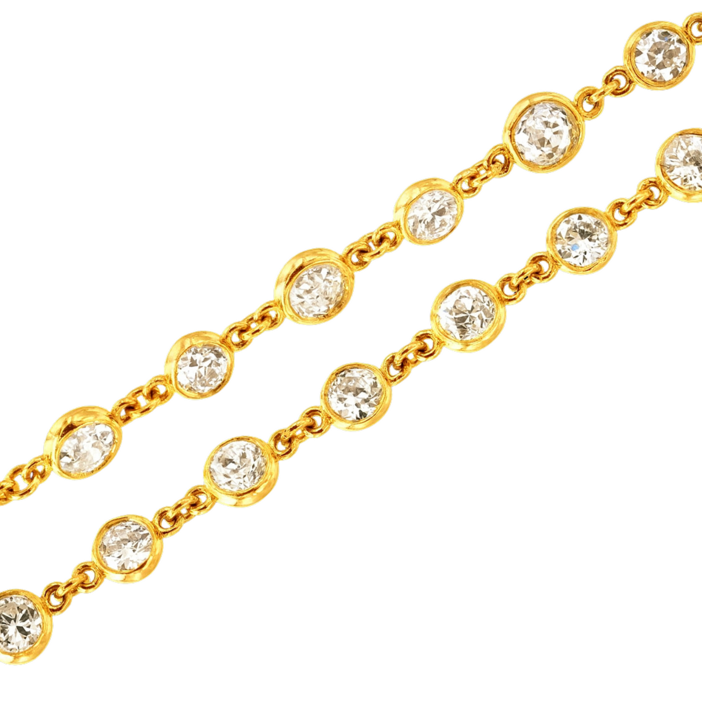 Antique Style Diamond By The Yard (Large Chain)
