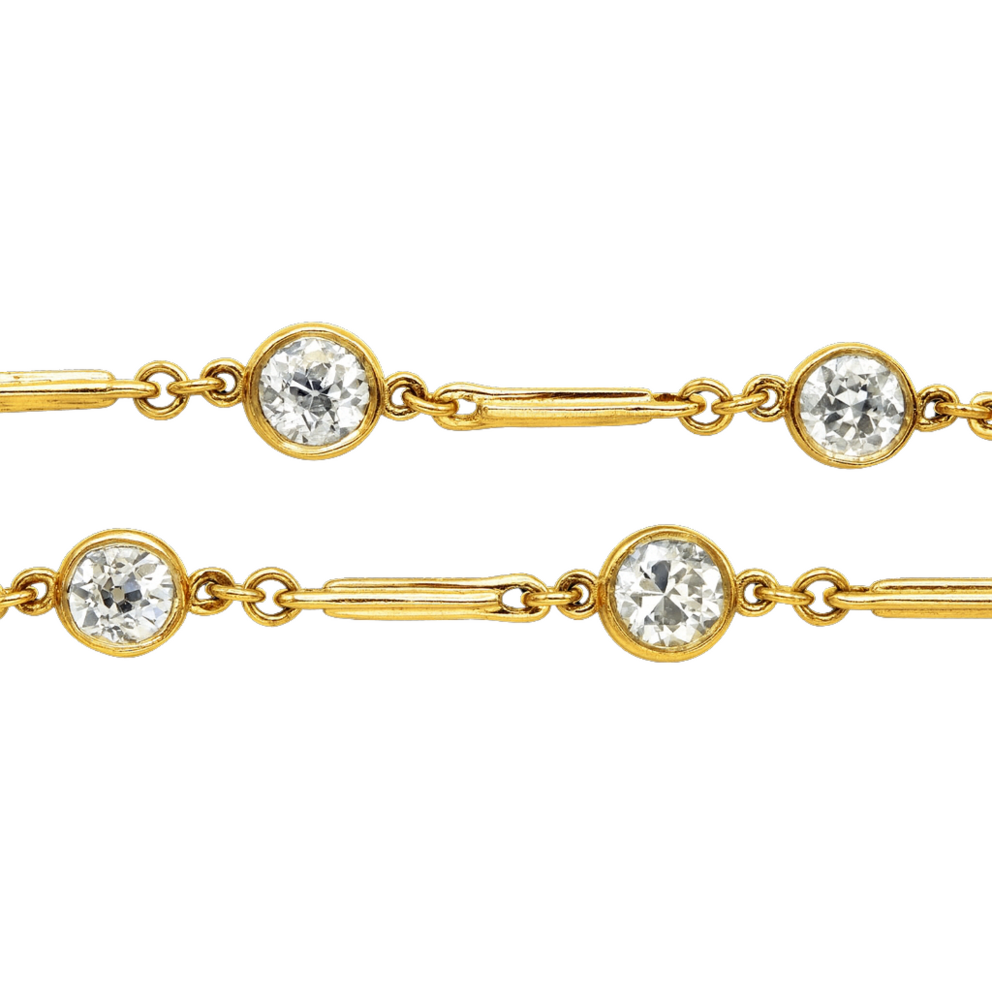 Antique Style Diamond By The Yard (Petit Chain)