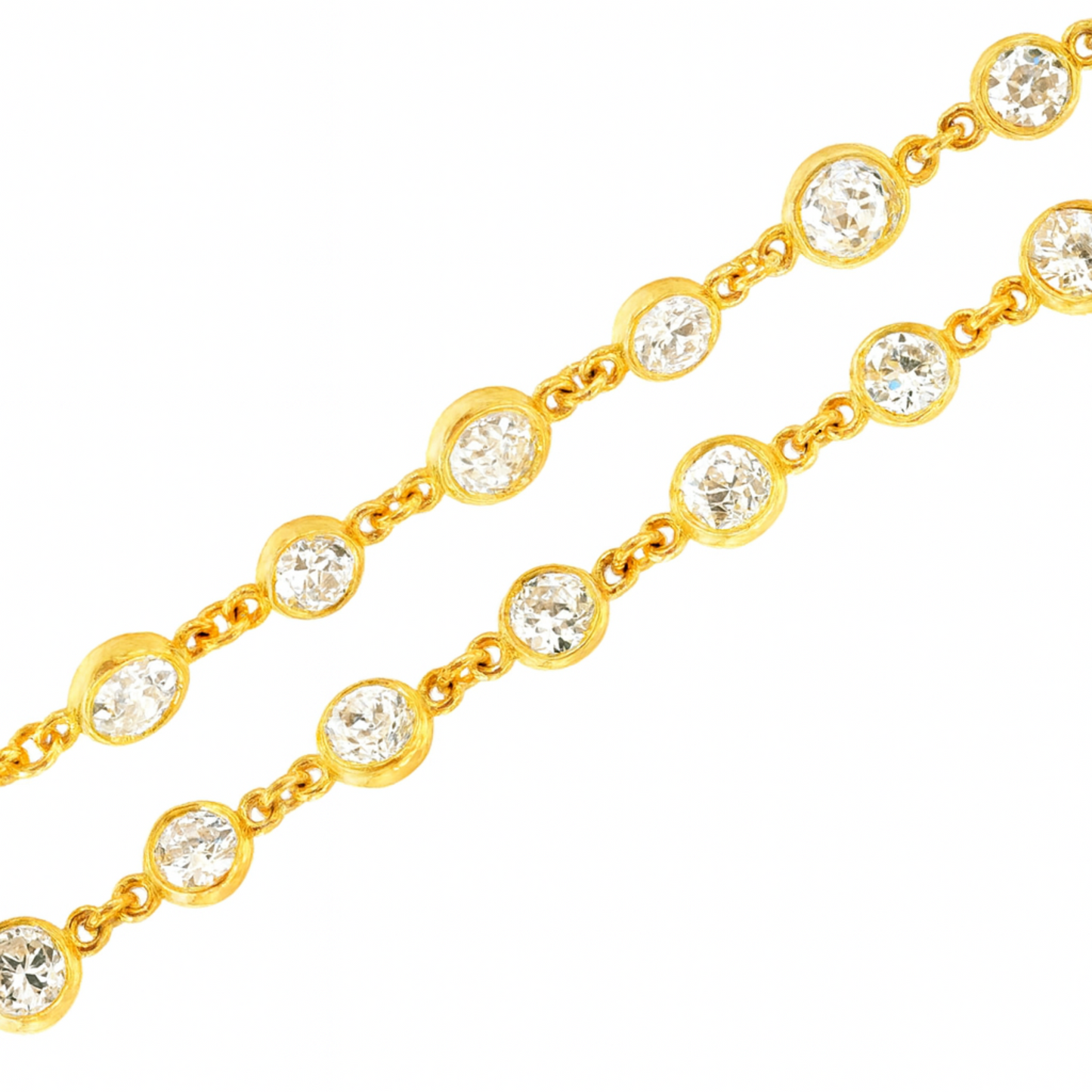 Antique Style Diamond By The Yard (Large Chain)