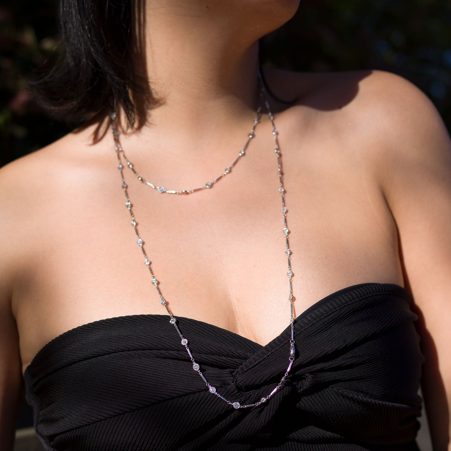 Antique Style Diamond By The Yard (Petit Chain)