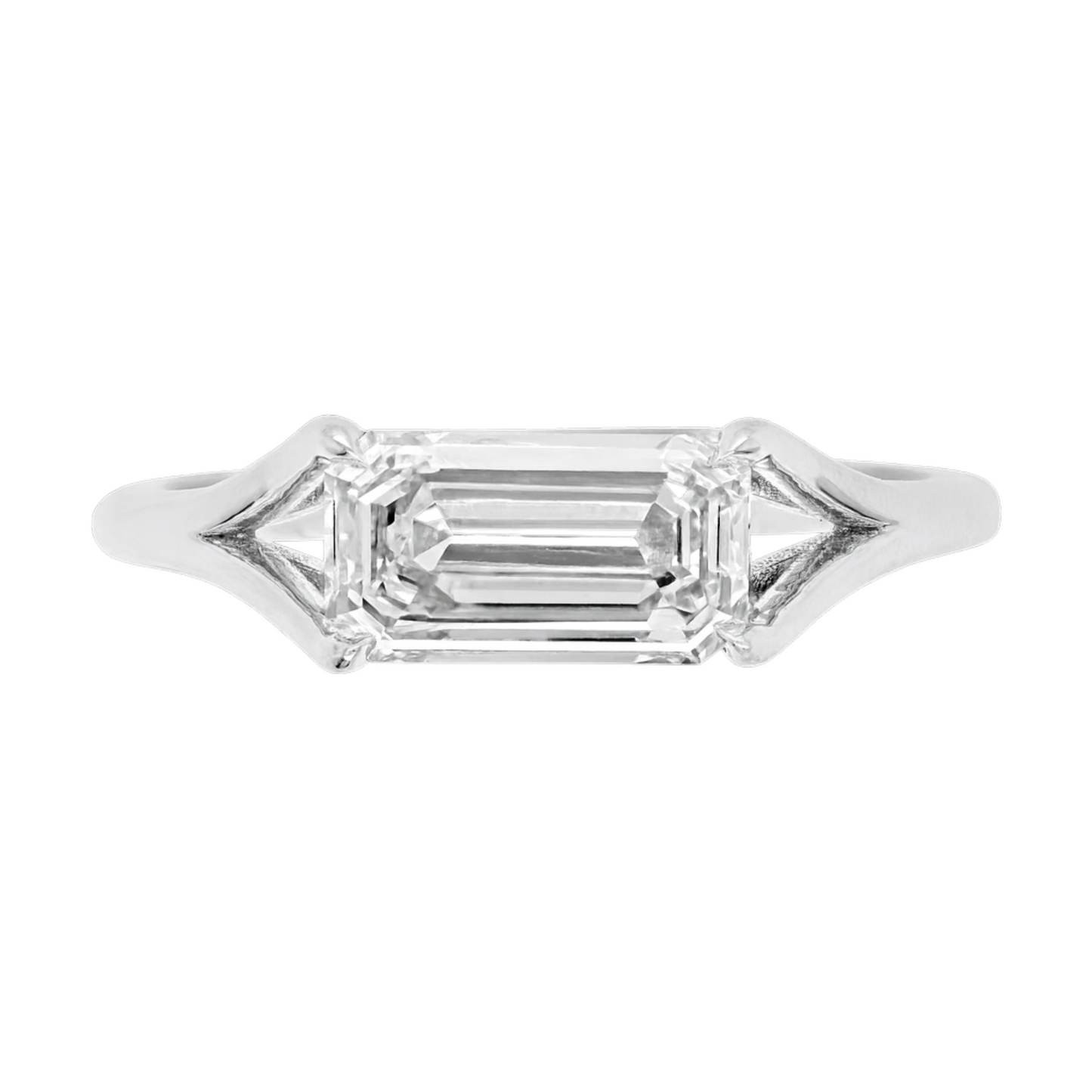 East-West Bezel Ring