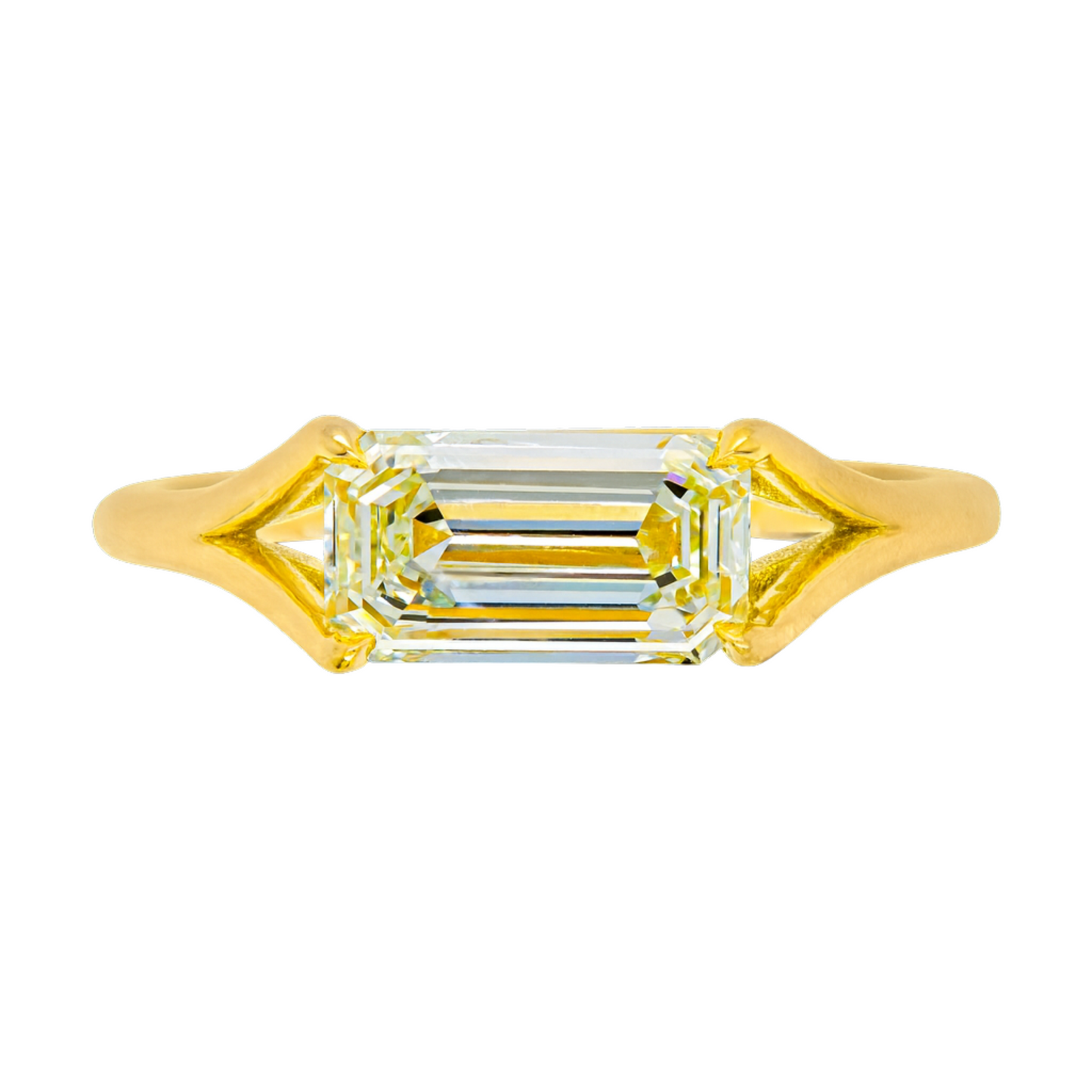 East-West Bezel Ring