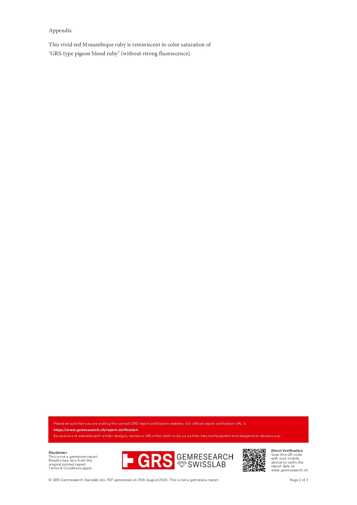 3.01 Pear Shape Vivid Red 'Pigeon Blood Ruby Ring Mozambique, GRS NH