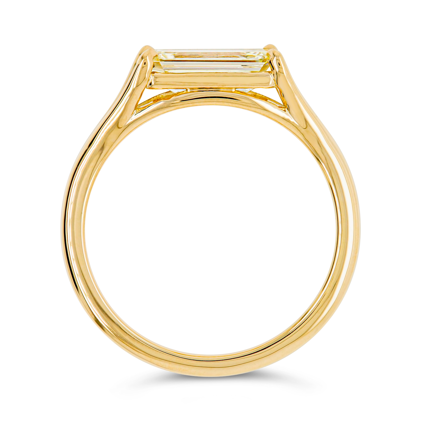 East-West Bezel Ring