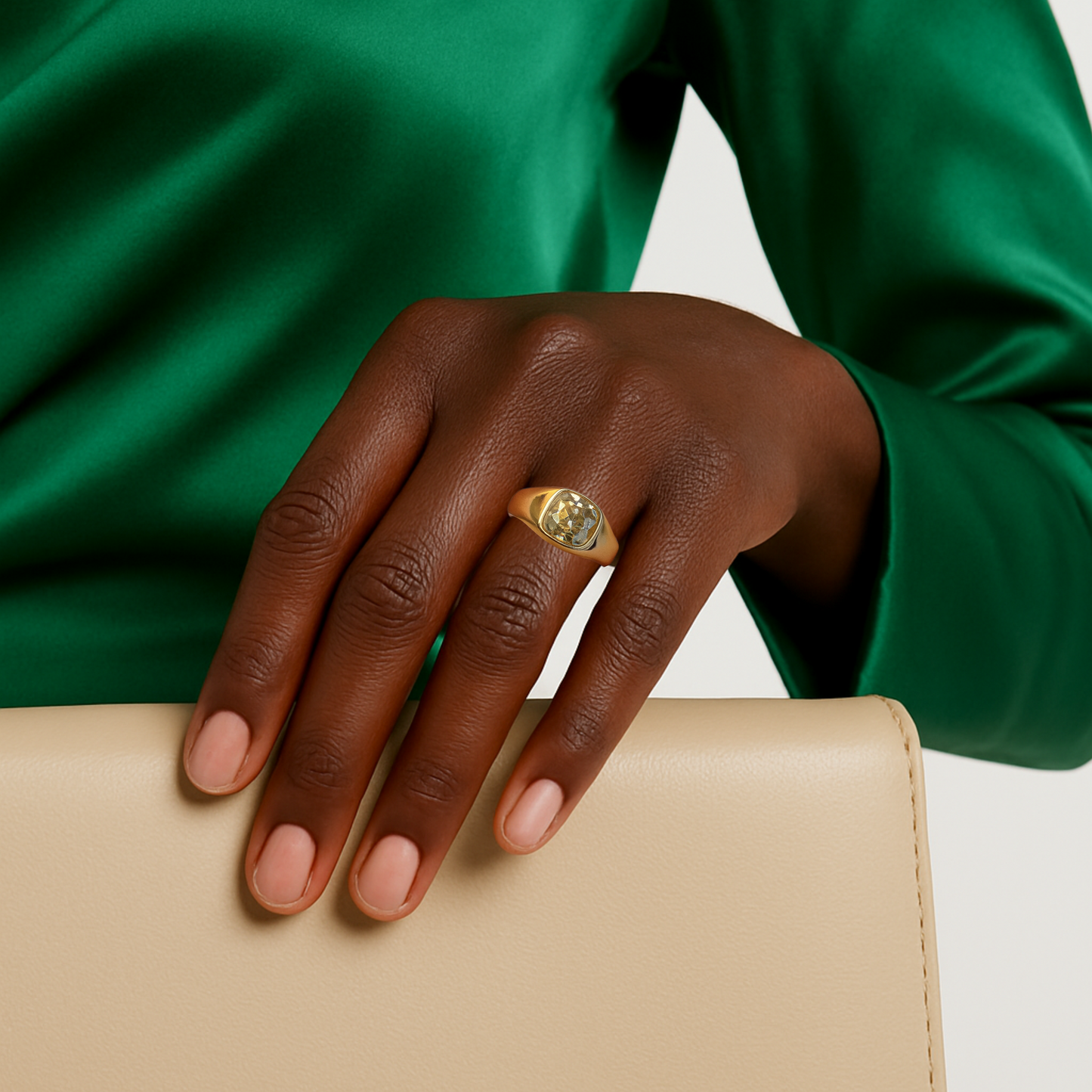 Old Cut Solitaire Ring