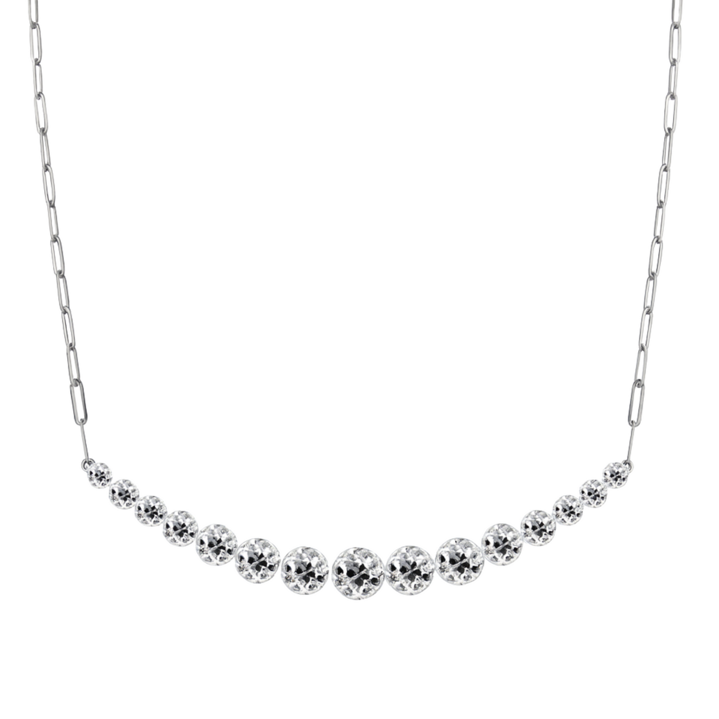 Old Cut Paperclip Chain Necklace