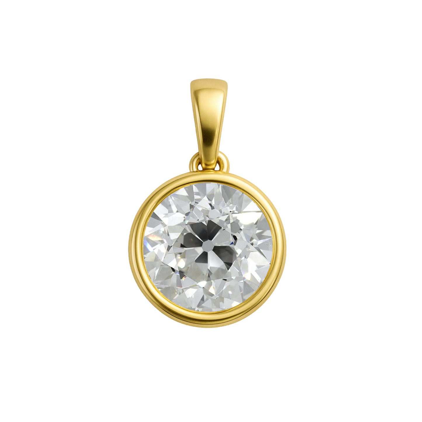 Old Cut Bezel Pendant