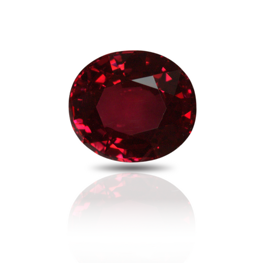 5.73 Oval Red Spinel GIA (Burma, No Heat)