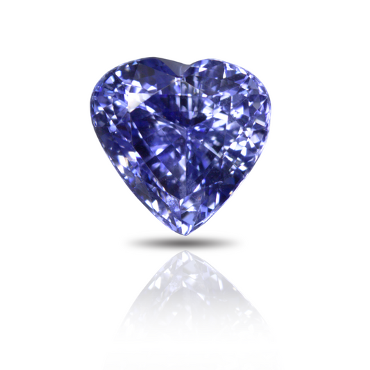 9.42 Heart Shape Sapphire GIA (Sri Lanka, Heated)