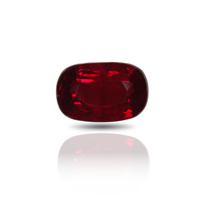 3.03 Ruby Cushion Modified Vivid Red Mozambique NH