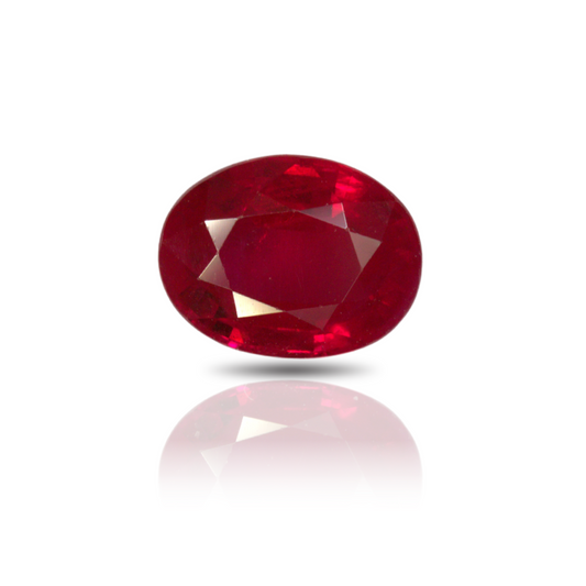 2.15 Oval Burma Ruby (Heated, AGL)