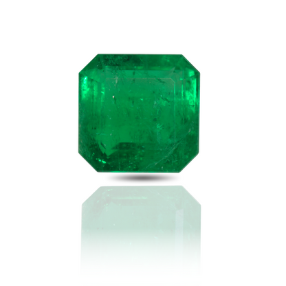 5.15ct Emerald Octagonal Green Colombia F1 GIA