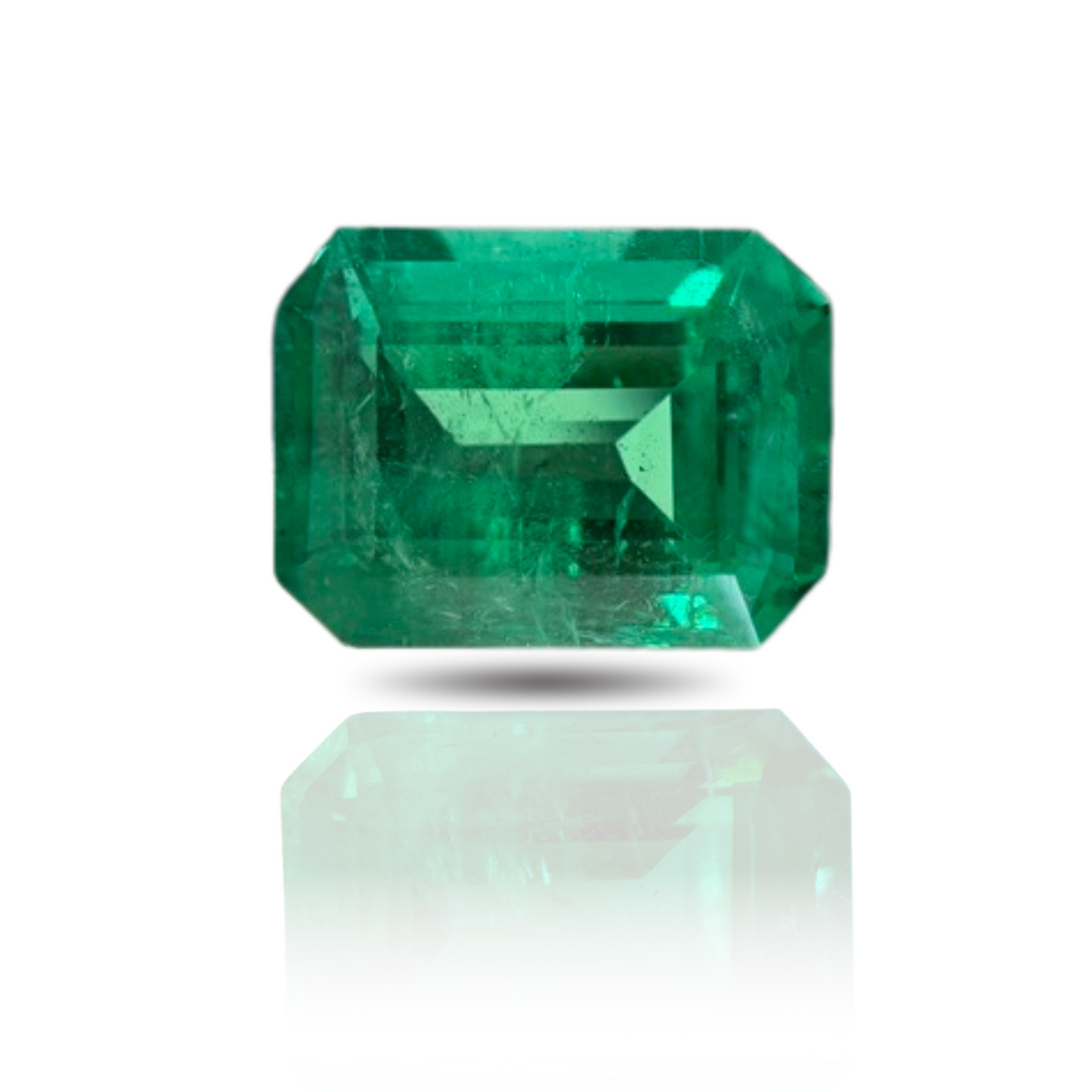11.93 Emerald Octagonal Green Zambia GRS
