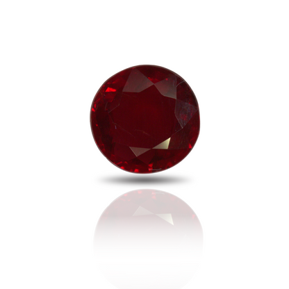 3.02 Round Ruby Mozambique 'Pigeon Blood' GRS NH