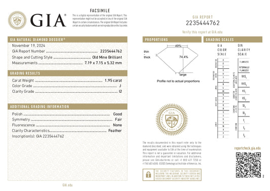 1.95 Old Mine J I2 GIA