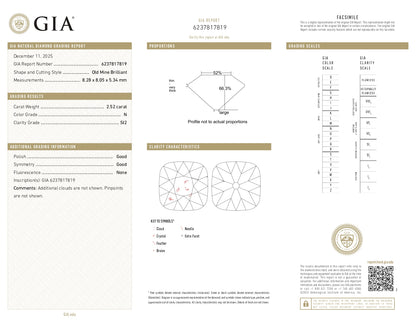 2.52 Old European N SI1 GIA