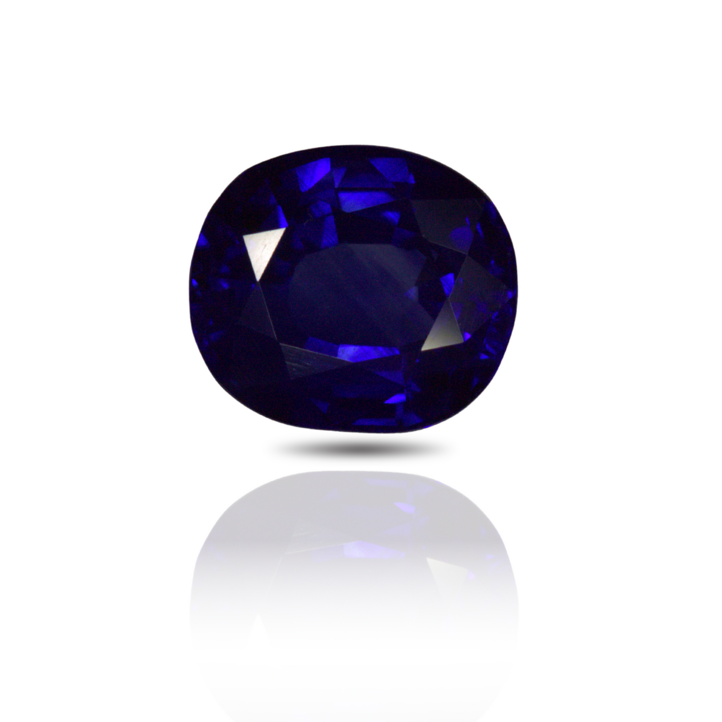 4.20 Sapphire Oval Blue Madagascar Heated
