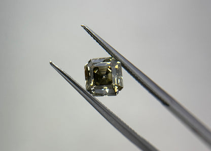 1.04 Asscher	Fancy Dark Greenish Grey SI1 GIA
