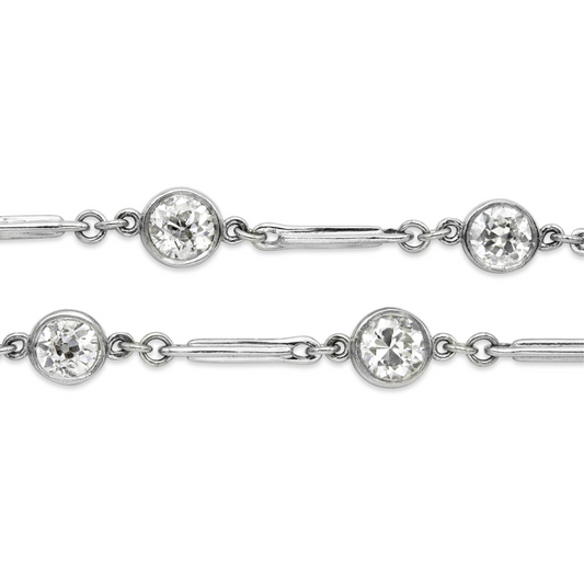 Antique Style Diamond By The Yard (Petit Chain)