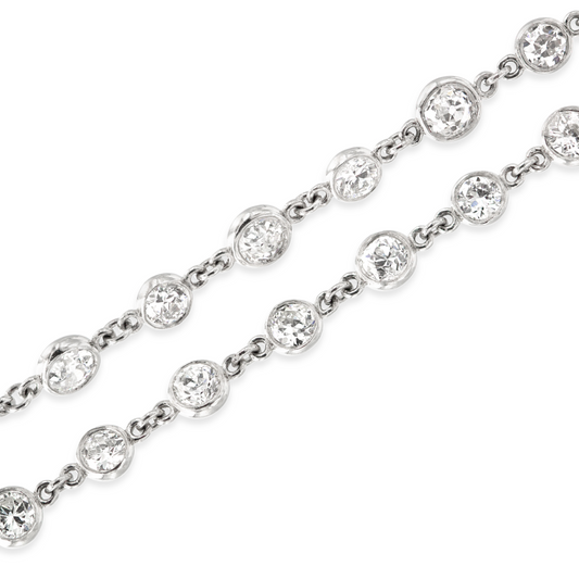 Antique Style Diamond By The Yard (Large Chain)
