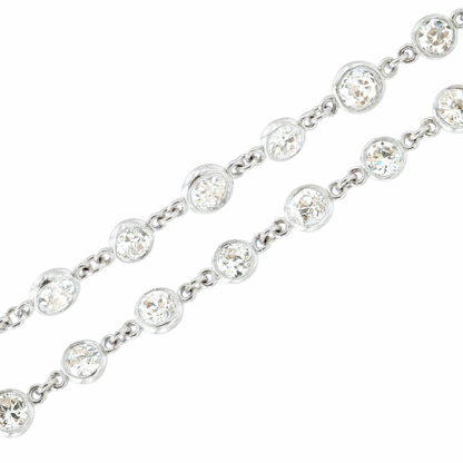 Antique Style Diamond By The Yard (Large Chain)
