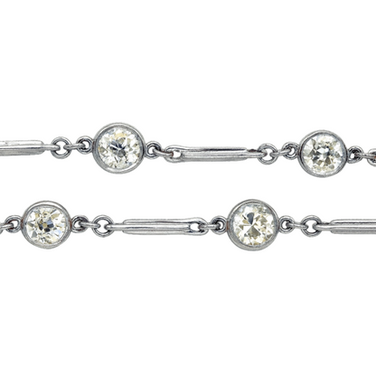 Antique Style Diamond By The Yard (Petit Chain)
