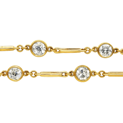 Antique Style Diamond By The Yard (Petit Chain)