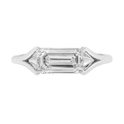 East-West Bezel Ring