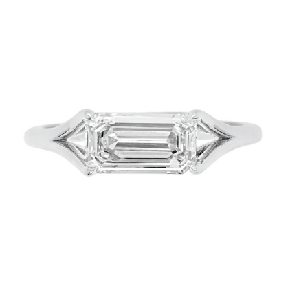 East-West Bezel Ring
