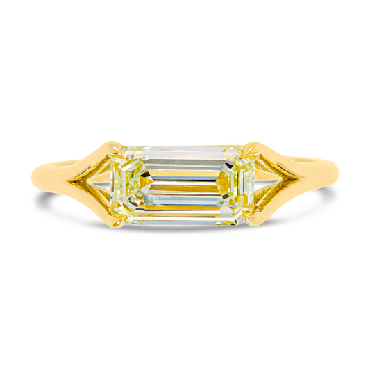 East-West Bezel Ring