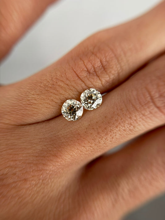 2.25ctw Old Mine L-M VS (Matched Pair)