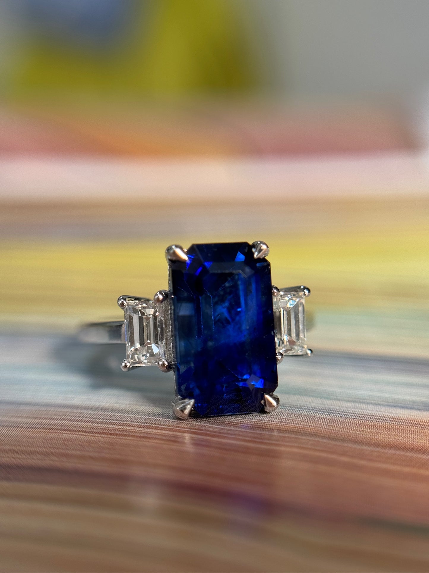 5.46ct. Sapphire Ring, Ceylon, Heated (GIA)
