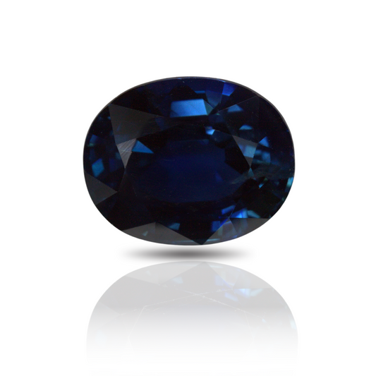 14.95 Sapphire, Oval, Blue, Heated GRS