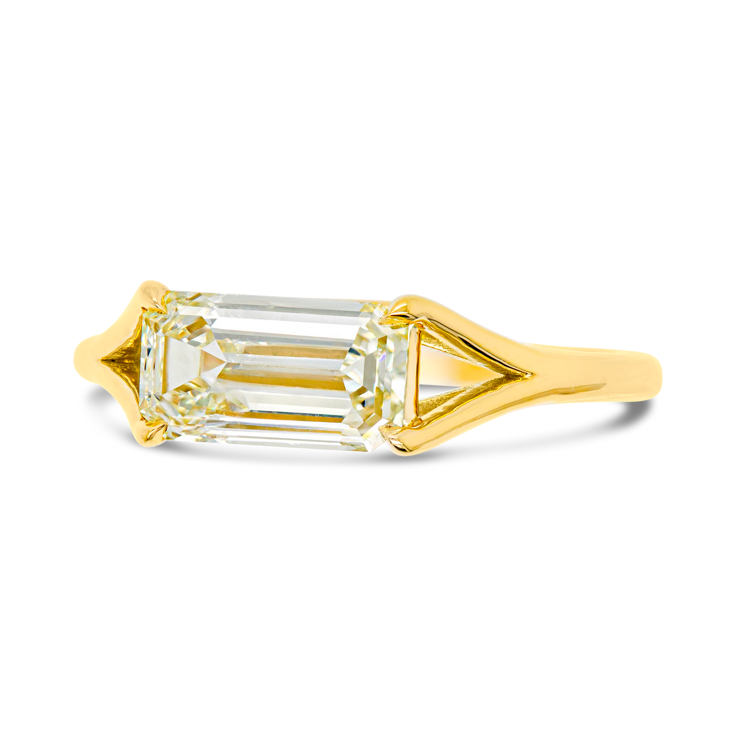 East-West Bezel Ring