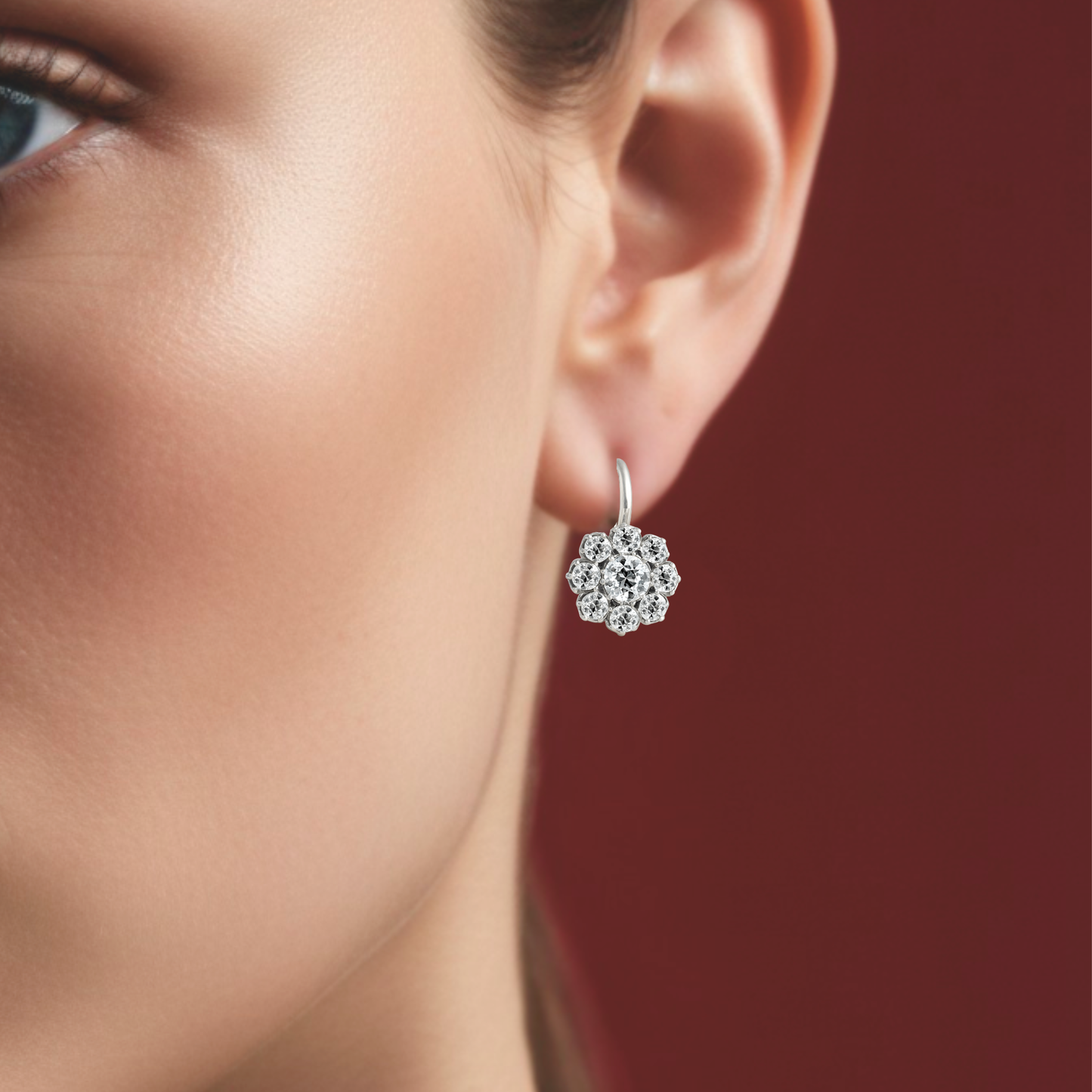 Victorian Cluster Earrings