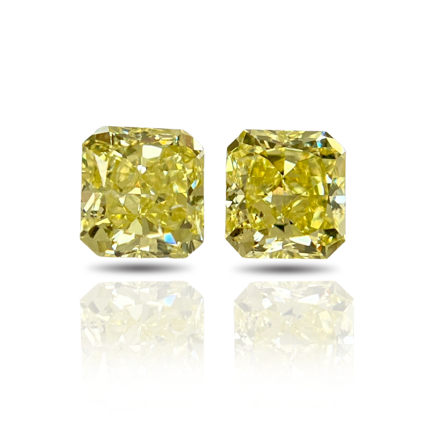 2.29ctw Radiant FY SI2 GIA (Matched Pair)