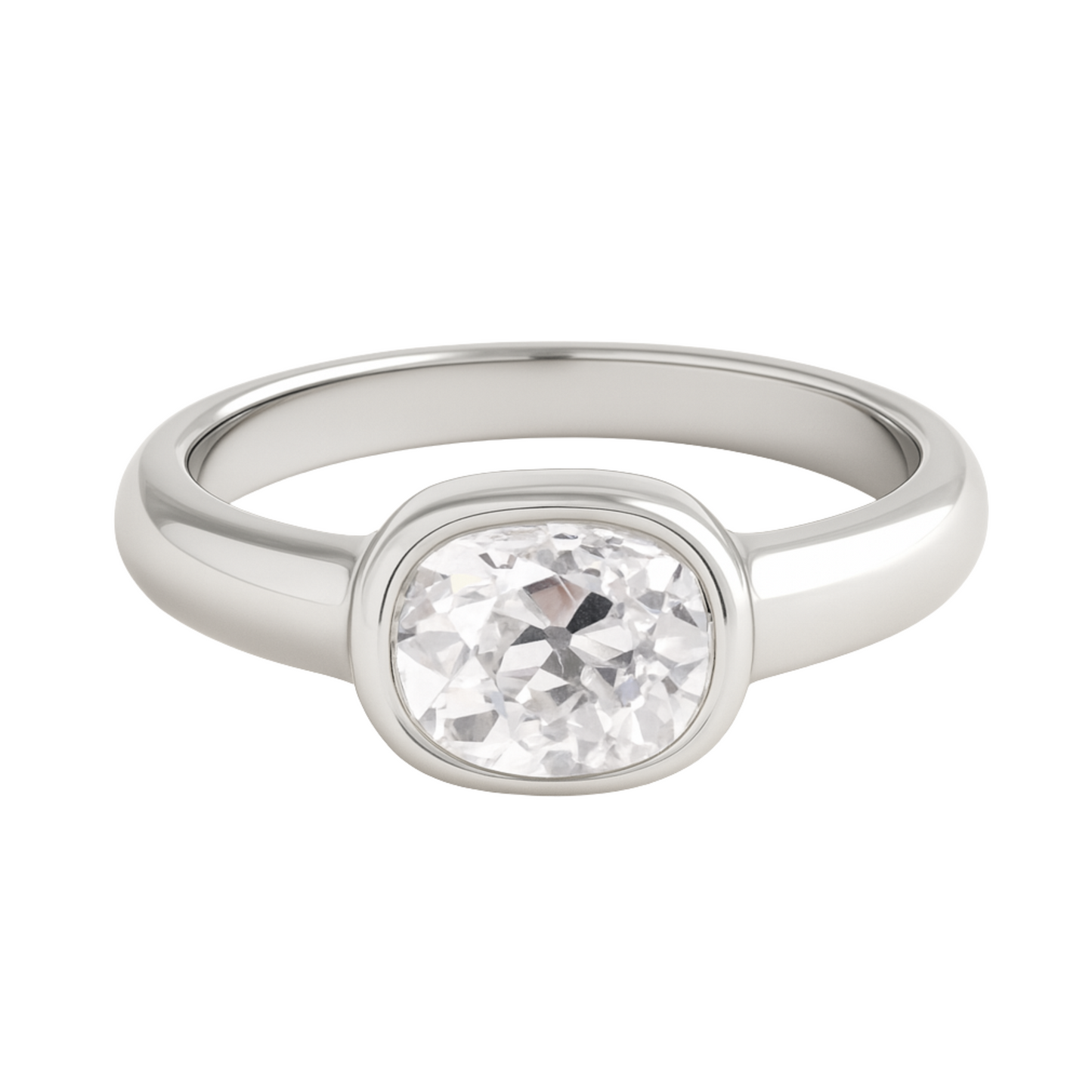 East-West Bezel Ring