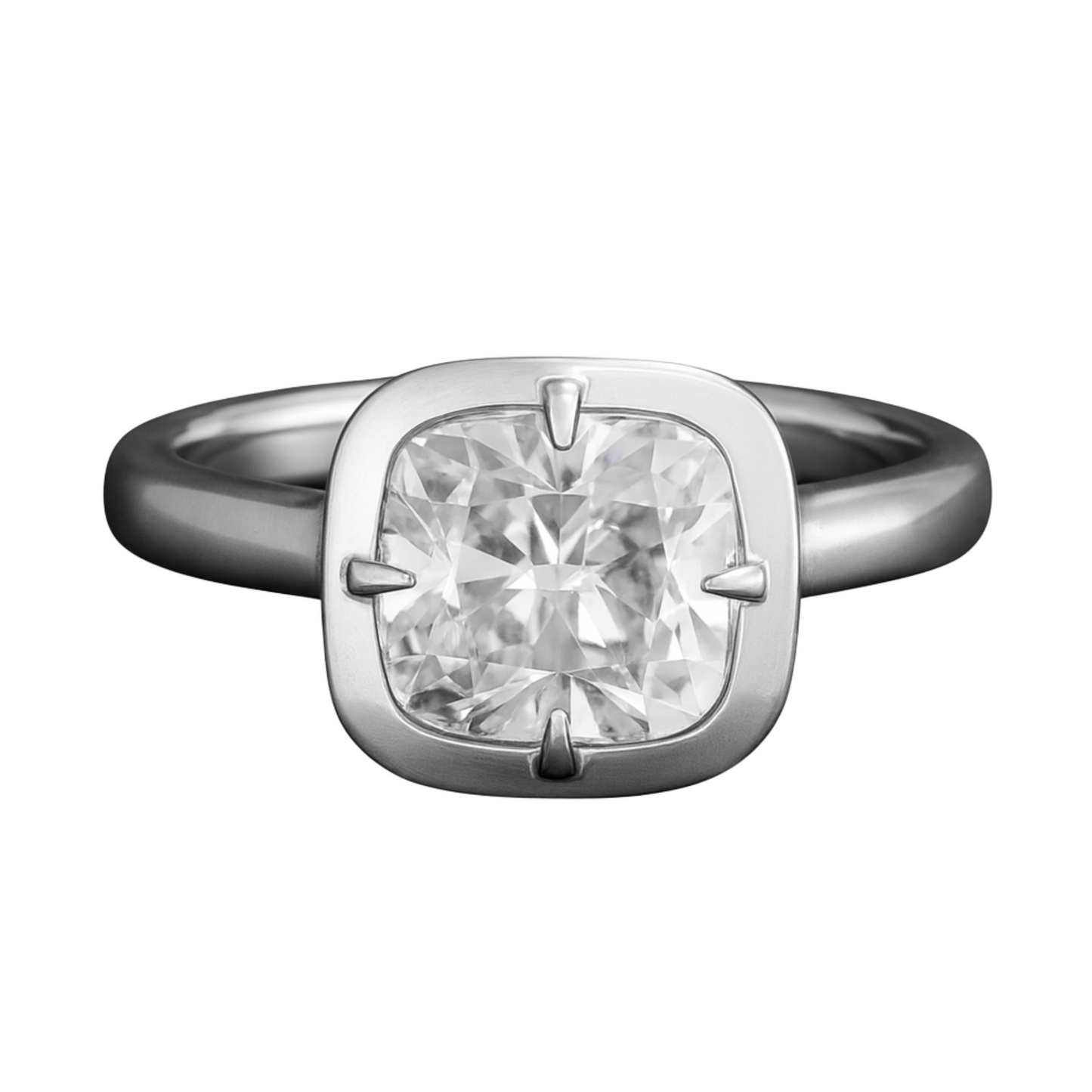 Old Cut Diamond Collet Solitaire Ring