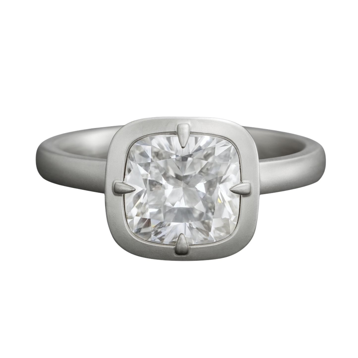 Old Cut Diamond Collet Solitaire Ring