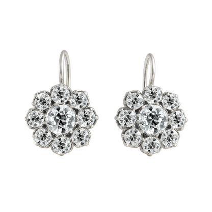 Victorian Cluster Earrings