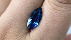 2.86 Marquise Sapphire Blue Thailand GIA