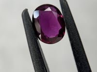 3.86 Oval Purple-Red Ruby Oval Thailand Heated GIA