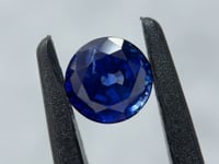 5.69 Round Sapphire Blue Madagascar GIA Heated