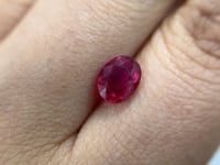 2.01 Oval Ruby Red Burma GIA Heated