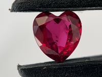 1.25 Heart Shape Ruby AGL Thailand AGL Heated