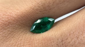 1.89 Emerald Marquise Green Zambia F2 GIA