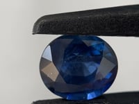4.53 Oval Sapphire Blue GIA Heated