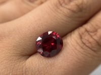 5.73 Oval Red Spinel  Burma GIA NH
