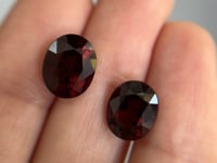 7.49ctw Oval Burmese Spinels Matched Pair GIA NH